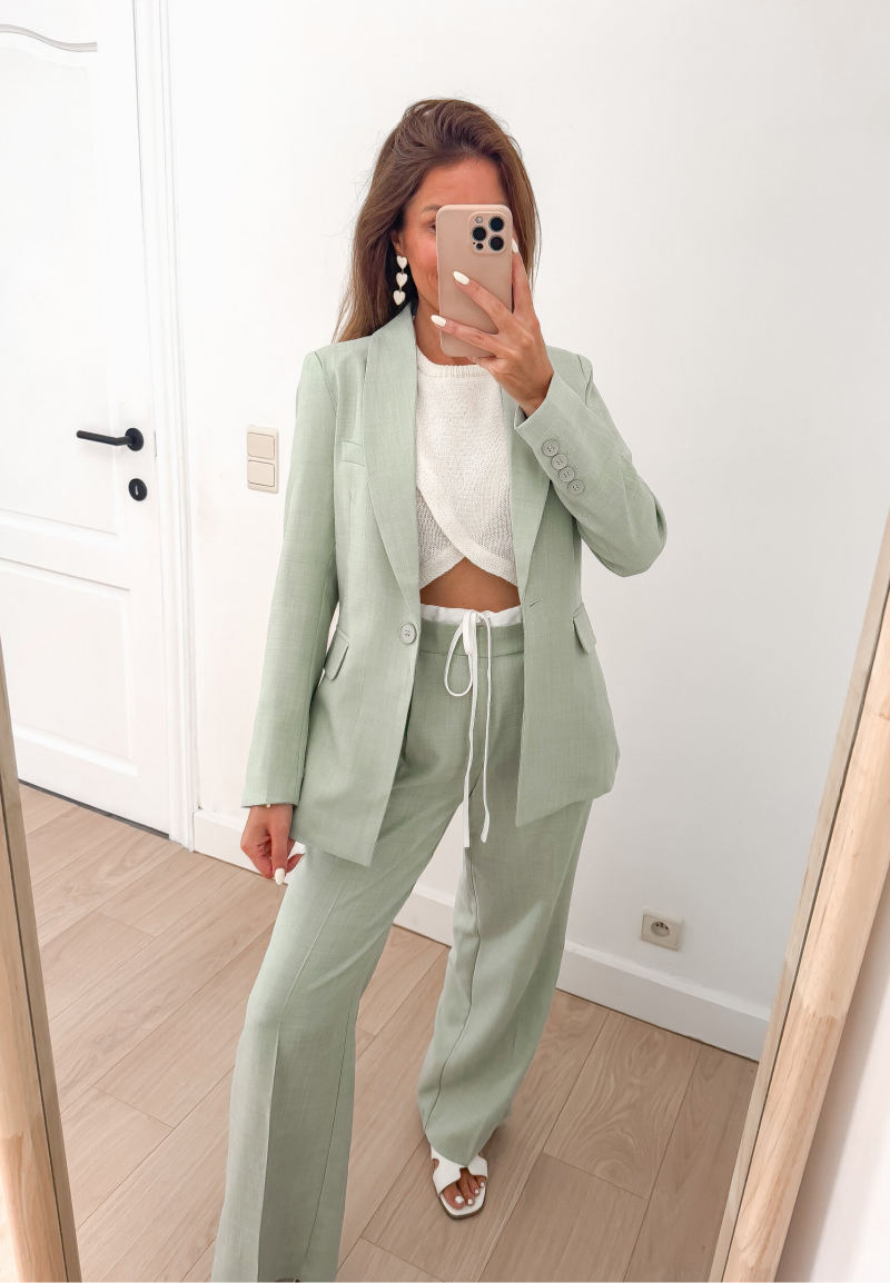 Mint Amari Blazer — S