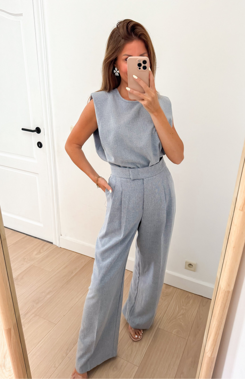 PRE ORDER Blue Oliva Trousers — L