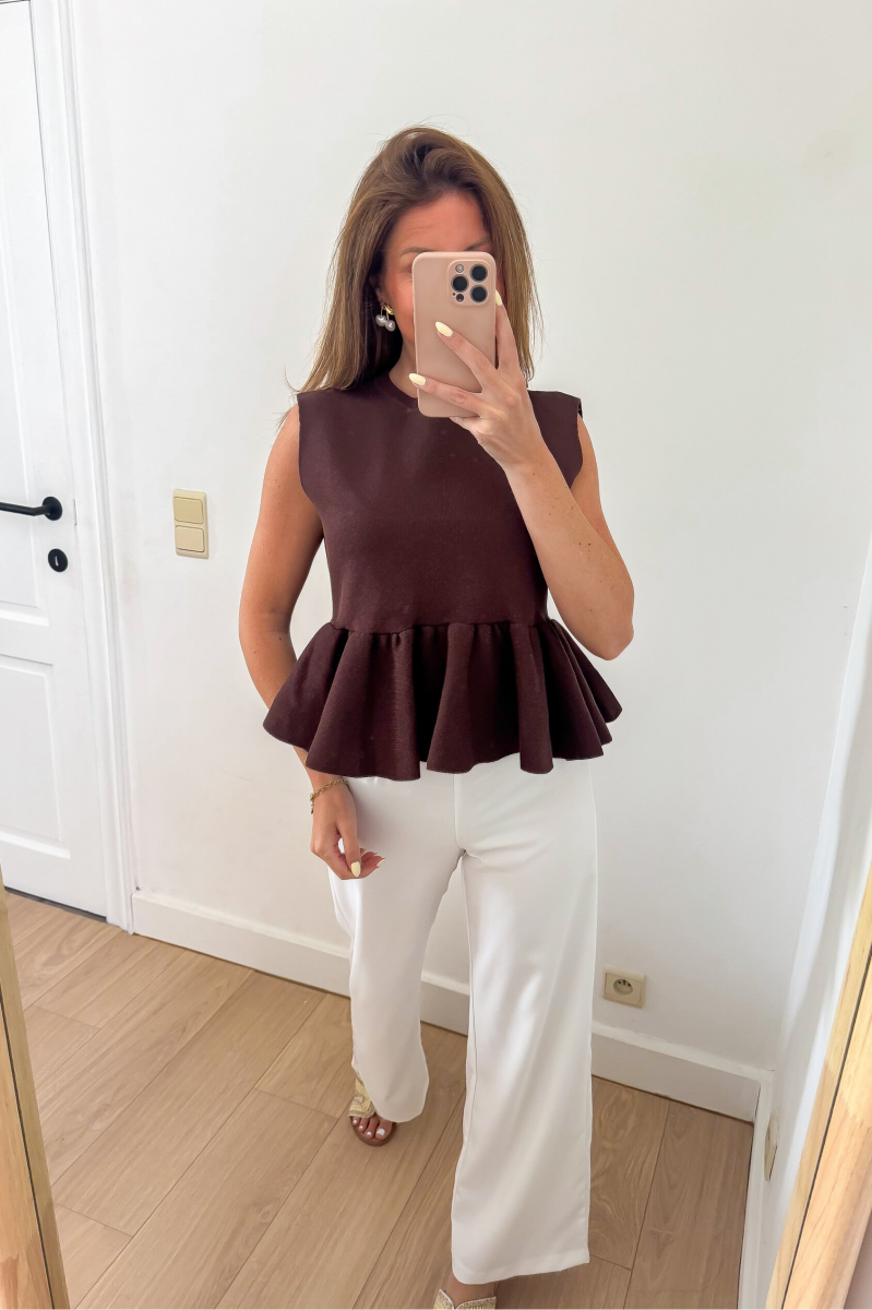 Dark Espresso Indy Top — S/M