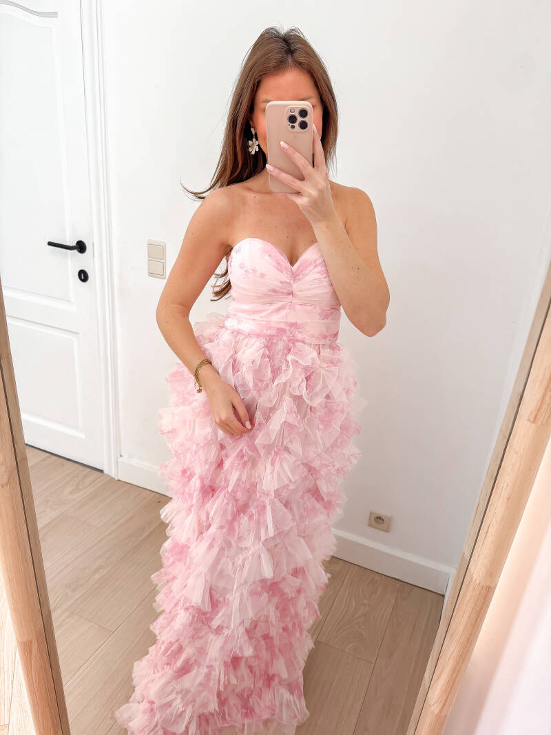 Babypink Dreamy Tulle Dress — S