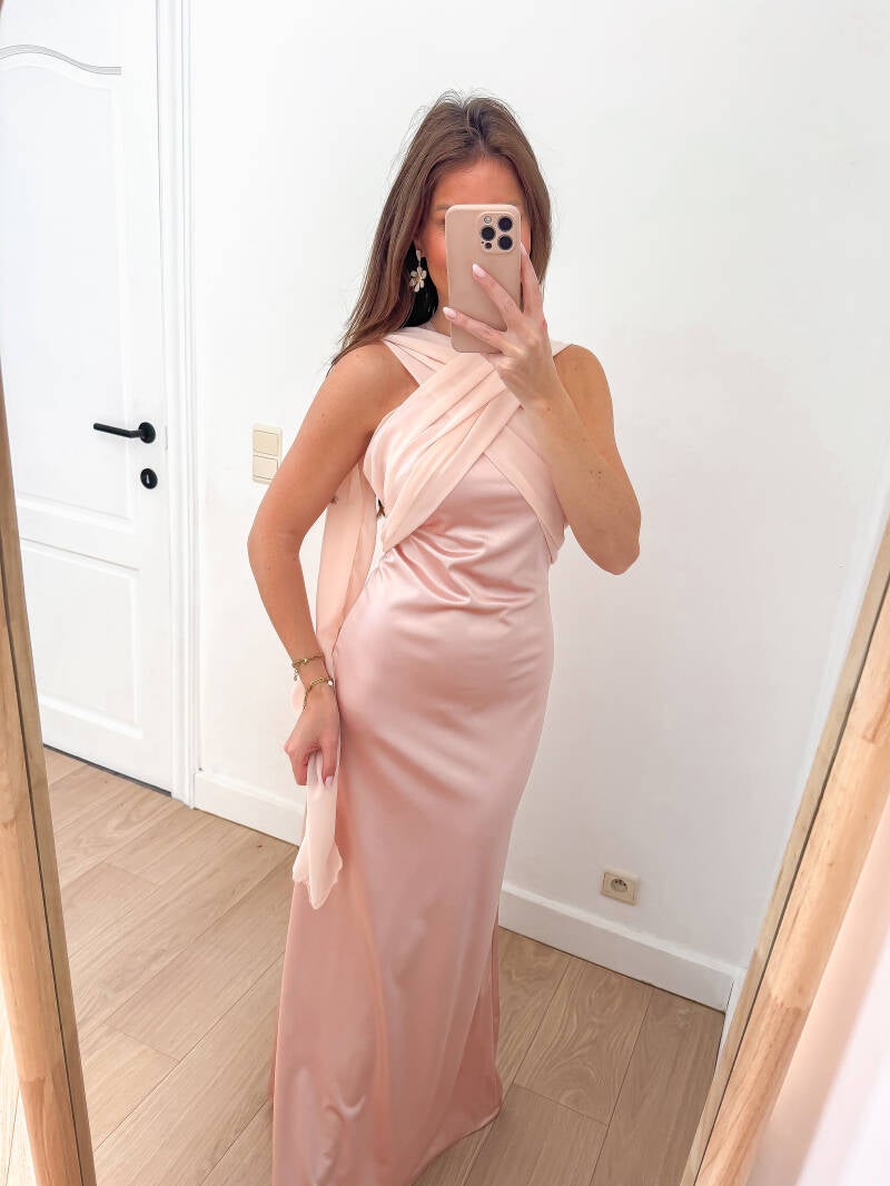 Rose Infinity Maxi Dress