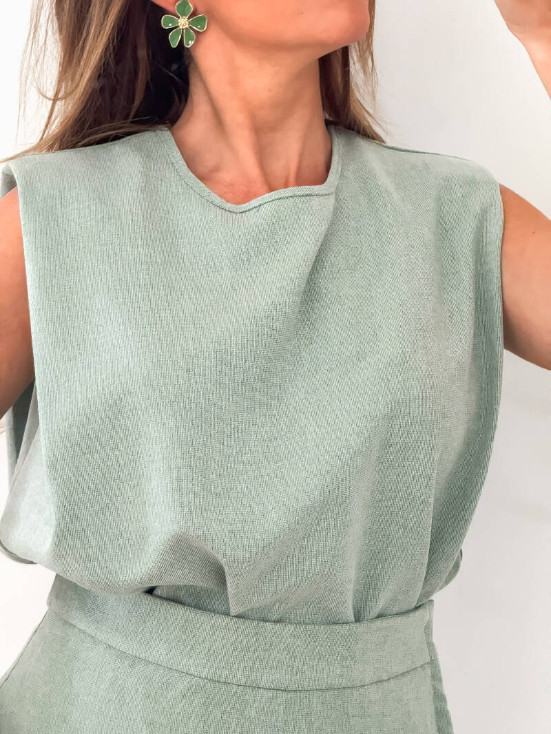 PRE ORDER Green Oliva Top — S