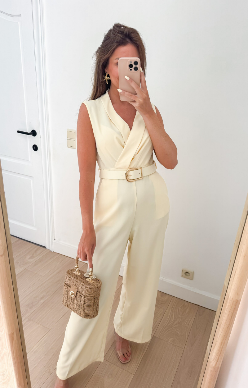 Butter Perfect Belt Jumpsuit — S/M