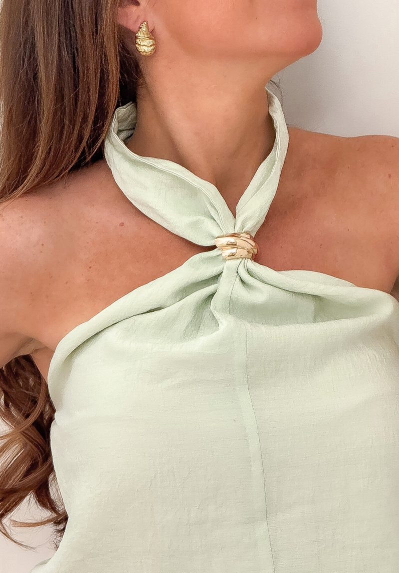 Golden Seashell Earrings