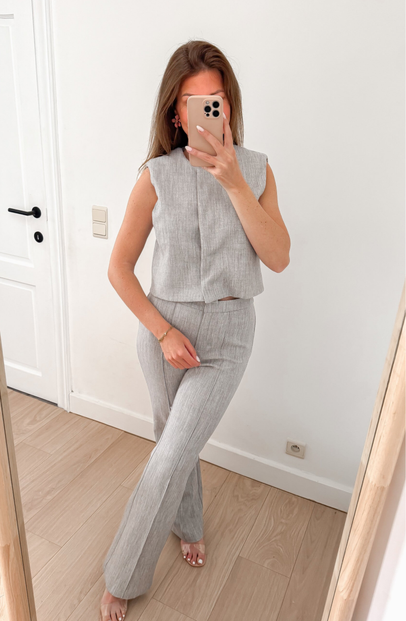 Grey Classy Pants — XS
