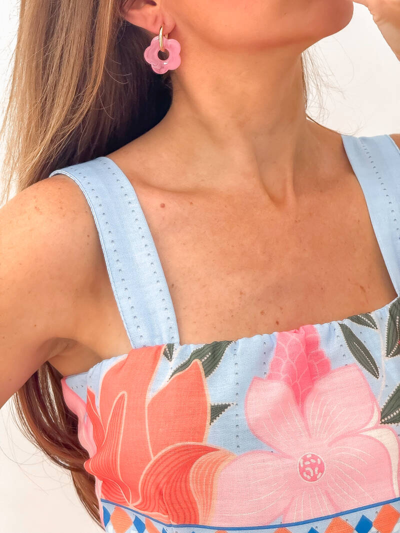 Fuschsia Bloom Earrings