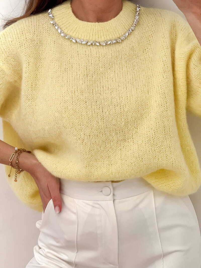 Yellow Diamant Mohair Top