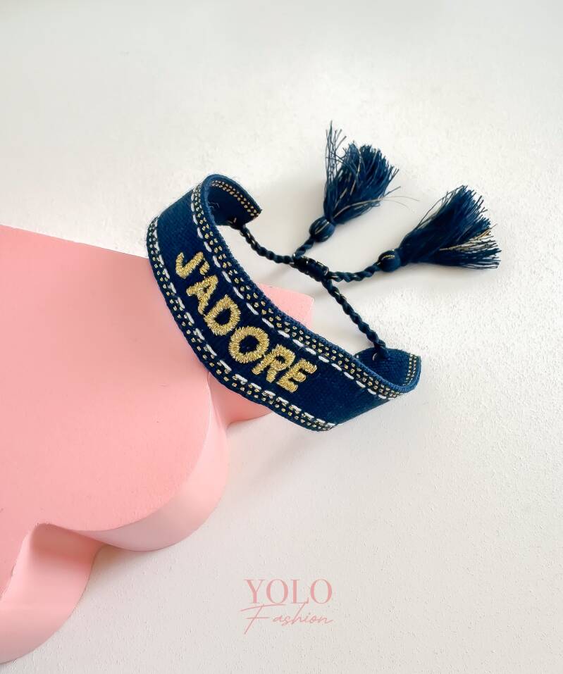 Marine/Gold J'adore Bracelet